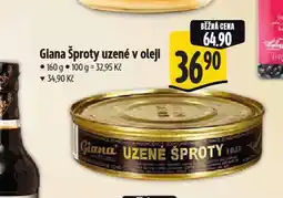 Albert Giana šproty uzené celé nabídka