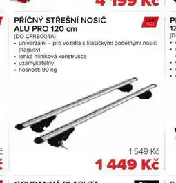 Auto Kelly Příčný střešní nosič alu pro 120 cm nabídka