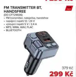 Auto Kelly Fm trasmitter bt, handsfree nabídka