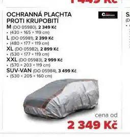 Auto Kelly Ochranná plachta proti krupobití suv-van nabídka