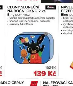 Auto Kelly Clony sluneční na boční okno nabídka