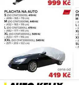 Auto Kelly Plachta na auto l nabídka