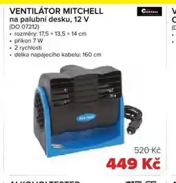 Auto Kelly Ventilázor mitchell na palubní desku nabídka
