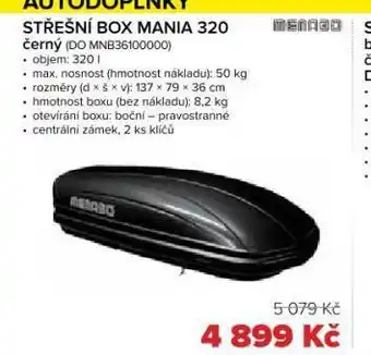 Auto Kelly Střešní box mania 320 nabídka
