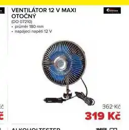 Auto Kelly Venzilátor 12 v maxi otočný nabídka