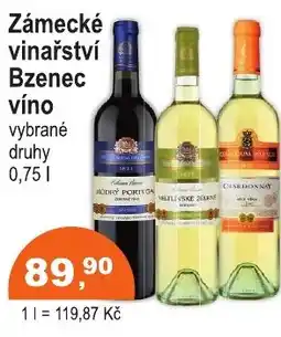 COOP DISKONT Zámecké vinařství Bzenec víno nabídka