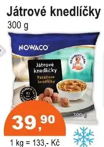 COOP DISKONT NOWACO Játrové knedlíčky nabídka