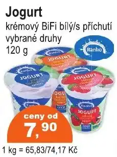 COOP DISKONT Ranko Jogurt krémový BiFi bílý/s příchutí nabídka