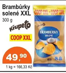 COOP DISKONT Brambůrky solené XXL nabídka