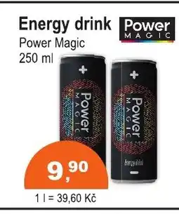 COOP DISKONT Energy drink Power Magic nabídka