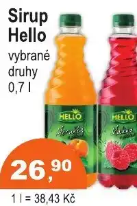COOP DISKONT Sirup Hello nabídka
