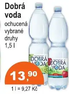 COOP DISKONT Dobrá voda ochucená nabídka