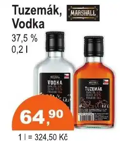 COOP DISKONT Tuzemák, Vodka 37,5 % nabídka