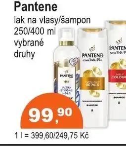 COOP DISKONT Pantene lak na vlasy/šampon nabídka