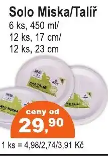 COOP DISKONT Solo Miska/Talíř nabídka