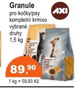 COOP DISKONT Granule pro kočky/psy kompletní krmivo nabídka