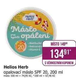 Teta Helios Herb opalovací máslo SPF 20, 200 ml nabídka