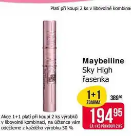 Teta Maybelline Sky High řasenka nabídka