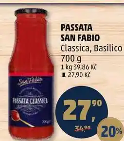 Penny Market PASSATA SAN FABIO Classica, Basilico, 700 g nabídka