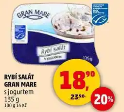 Penny Market RYBÍ SALÁT GRAN MARE s jogurtem, 135 g nabídka