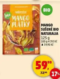 Penny Market MANGO SUŠENÉ BIO NATURALIA, 125 g nabídka