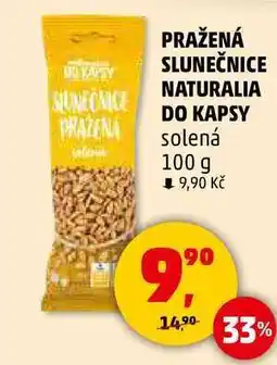 Penny Market PRAŽENÁ SLUNEČNICE DO KAPSY NATURALIA solená, 100 g nabídka