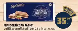 Penny Market MINIDORTÍK SAN FABIO s oříškovou příchutí, 10x 28 g nabídka