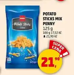 Penny Market POTATO STICKS MIX PENNY, 125 g nabídka