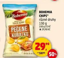 Penny Market BOHEMIA CHIPS různé druhy, 130 g nabídka