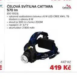 Auto Kelly Čelová svítilna cattara nabídka