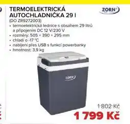 Auto Kelly Termoelektrická autochladnička 29 l nabídka