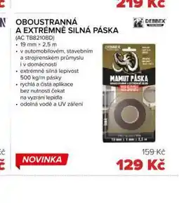 Auto Kelly Oboustranná a extrémně silná páska nabídka