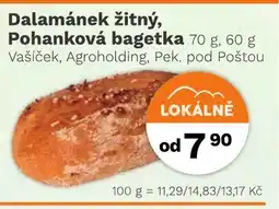 Konzum Dalamánek žitný, Pohanková bagetka nabídka