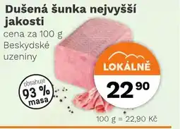 Konzum Dušená šunka nejvyšší jakosti nabídka