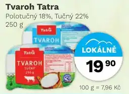Konzum Tvaroh Tatra nabídka