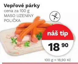 Konzum Vepřové párky nabídka