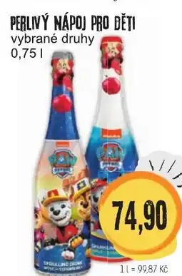 Konzum Perlivý nápoj pro děti nabídka