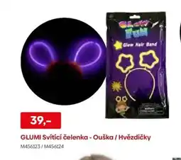 Pompo GLUMI Svítící čelenka - Ouška / Hvězdičky nabídka