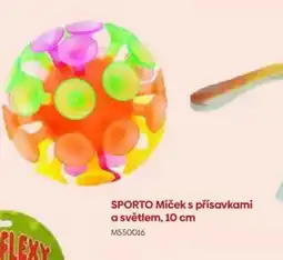 Pompo SPORTO Míček s přísavkami a světlem nabídka
