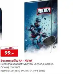 Pompo Box na sešity A4 - Hokej nabídka