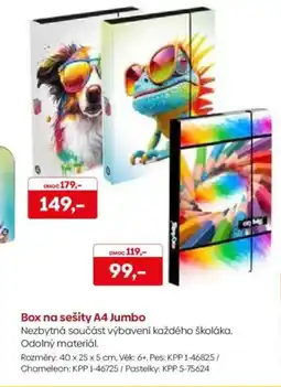 Pompo Box na sešity A4 Jumbo nabídka