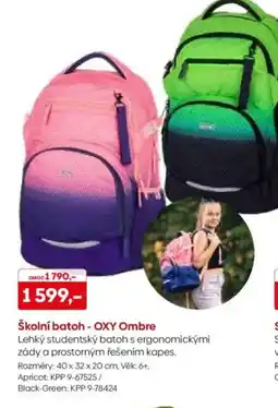 Pompo Školní batoh - OXY Ombre nabídka