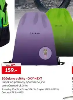 Pompo Sáček na cvičky - OXY NEXT nabídka