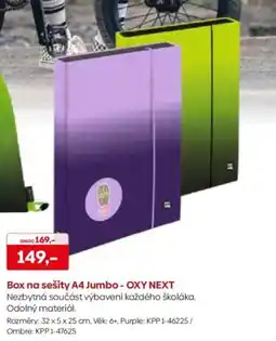 Pompo Box na sešity A4 Jumbo - OXY NEXT nabídka