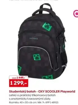 Pompo Studentský batoh - OXY SCOOLER Playworld nabídka