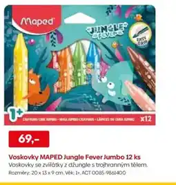 Pompo Voskovky MAPED Jungle Fever Jumbo nabídka