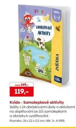 Pompo Kvído - Samolepkové aktivity nabídka