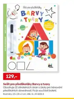 Pompo Sešit pro předškoláky Barvy a tvary nabídka