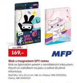Pompo Blok s magnetem SPY notes nabídka