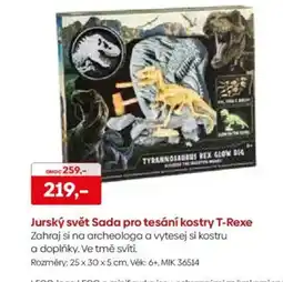 Pompo Jurský svět Sada pro tesání kostry T-Rexe nabídka